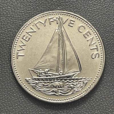 回流0110 - 巴哈马1985年25分 帆船