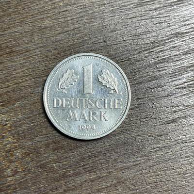 【铜匠收藏】★第137场★散币场。不寄存，30包邮。不满30元，支付5元运费。《接受代拍 代送NGC评级》 - 99【无寄存】原光 1994 德国 1马克