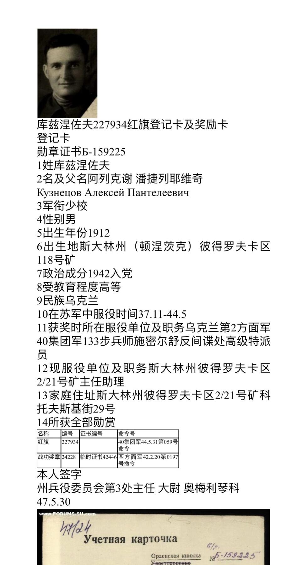 大猫徽章拍卖 第286期 苏联红旗勋章 档案齐全 故事有趣 抓伪奸 