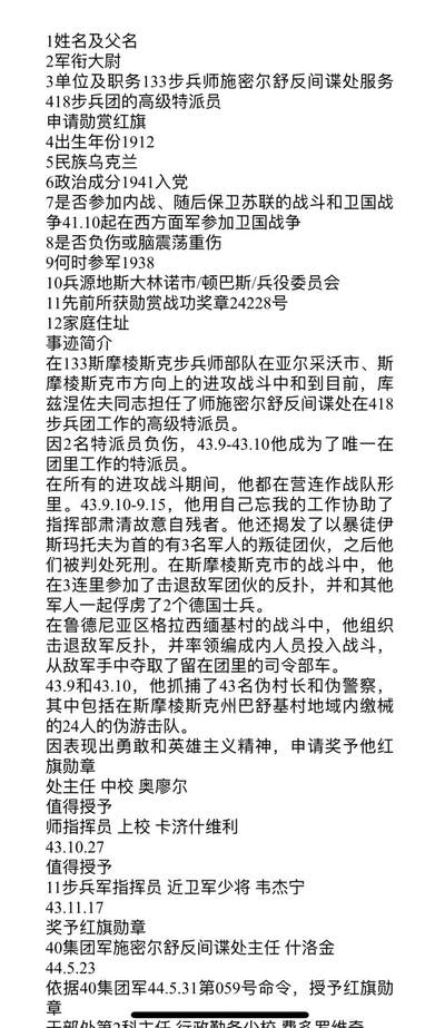 大猫徽章拍卖 第286期 苏联红旗勋章 档案齐全 故事有趣 抓伪奸 