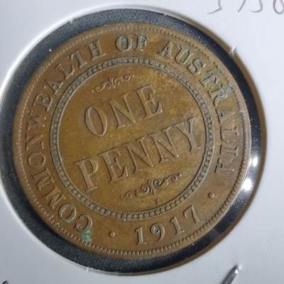 沼泽如烟--第957场 - 澳大利亚1917年1便士