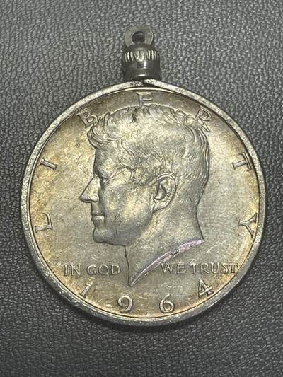 回流0110 -  美国1964年半圆银币 肯尼迪总统 12.5克90%银