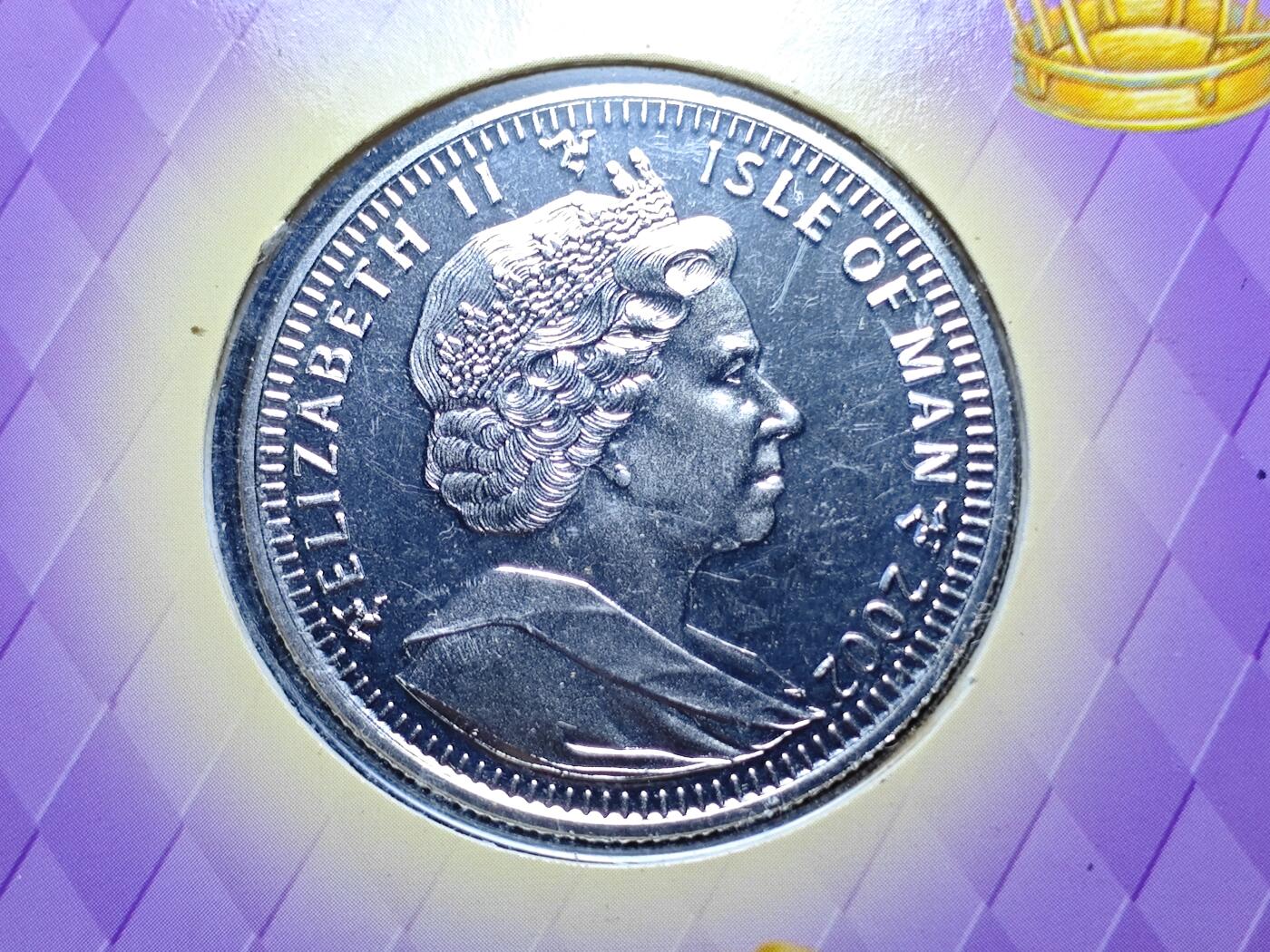 KK钱币收藏小铺  第400期  百期特拍（四拍之四）2月预留时间 周末发货 2002 马恩岛1克朗纪念币 哈利波特系列纪念币 卡册