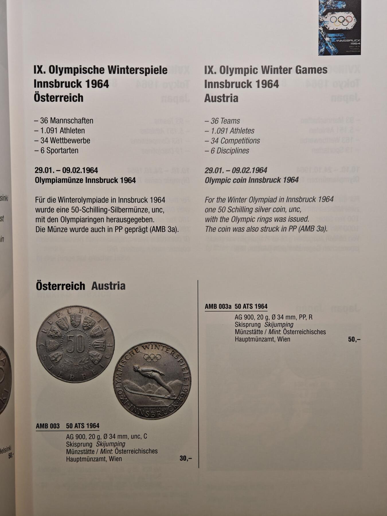 【德藏】世界币章拍卖第161期 全新未拆封 巴滕贝格 1952-2016年 奥运会钱币目录及赏析 全彩铜板纸印刷 全书约190页