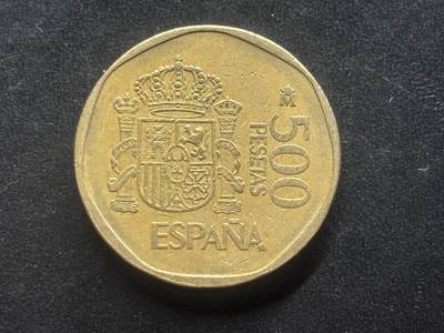 邮泉阁限时拍卖第三十九场 欧洲专场（硬币在国外。请付邮费6元。） 西班牙1988年500比塞塔