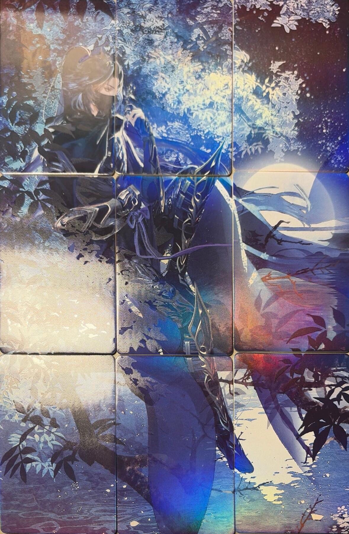 秋萤阁第41期 (1月11号周日晚上21点截拍，欢迎竞拍)  【已绝版】趣卡社绝代双骄 黑蜘蛛 拼图