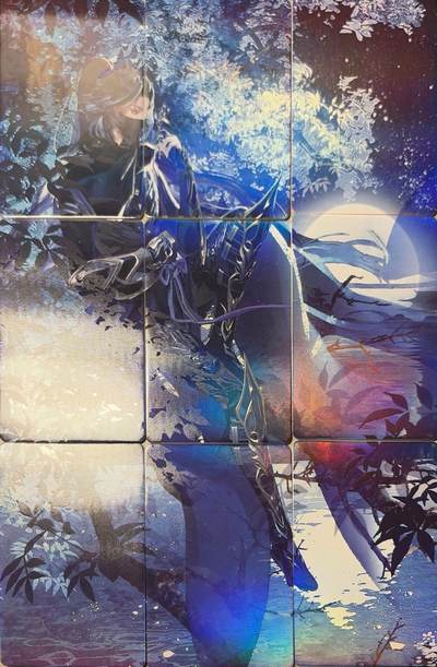 秋萤阁第41期 (1月11号周日晚上21点截拍，欢迎竞拍)  - 【已绝版】趣卡社绝代双骄 黑蜘蛛 拼图