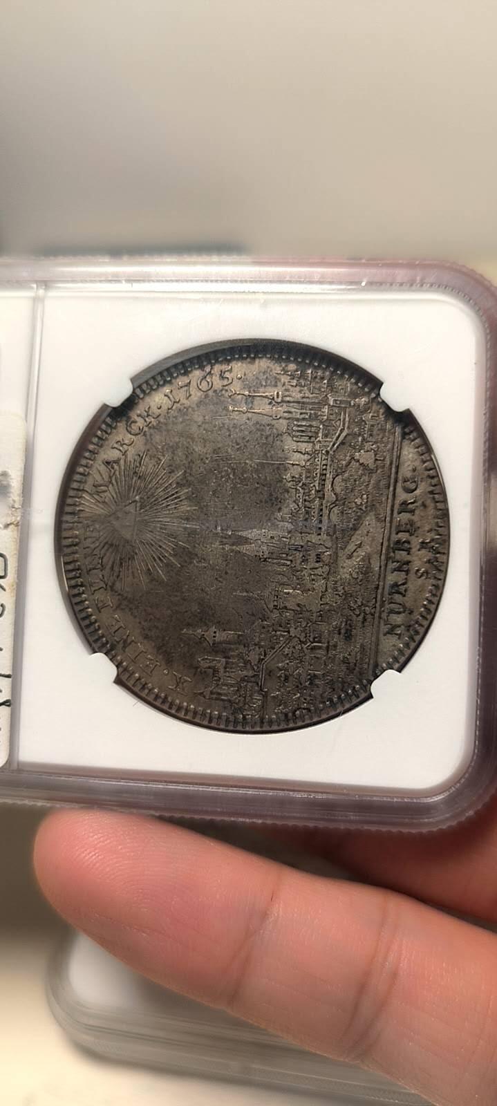 德国纽伦堡城市风光银币