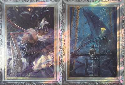 秋萤阁第41期 (1月11号周日晚上21点截拍，欢迎竞拍)  - 集卡社鬼刀 高位卡 镜面相框 带银刻