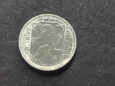 邮泉阁限时拍卖第三十九场 欧洲专场（硬币在国外。请付邮费6元。） 比利时1942年1法郎