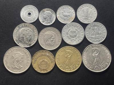 邮泉阁限时拍卖第三十九场 欧洲专场（硬币在国外。请付邮费6元。） 匈牙利12枚