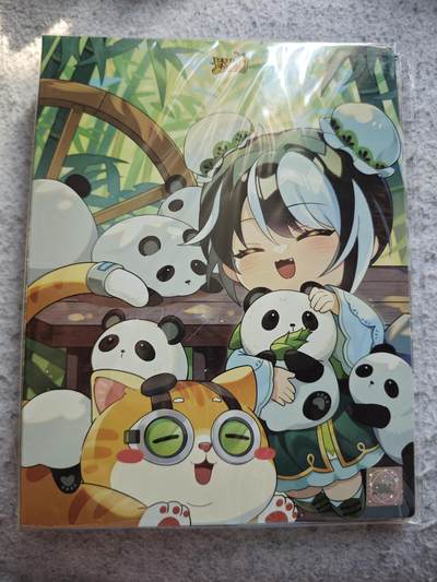 【随心含颖卡拍53期】卡游/集卡社/卡卡沃 抽卡机专场拍卖【无佣金】 - 卡游 熊猫绝版4宫卡册