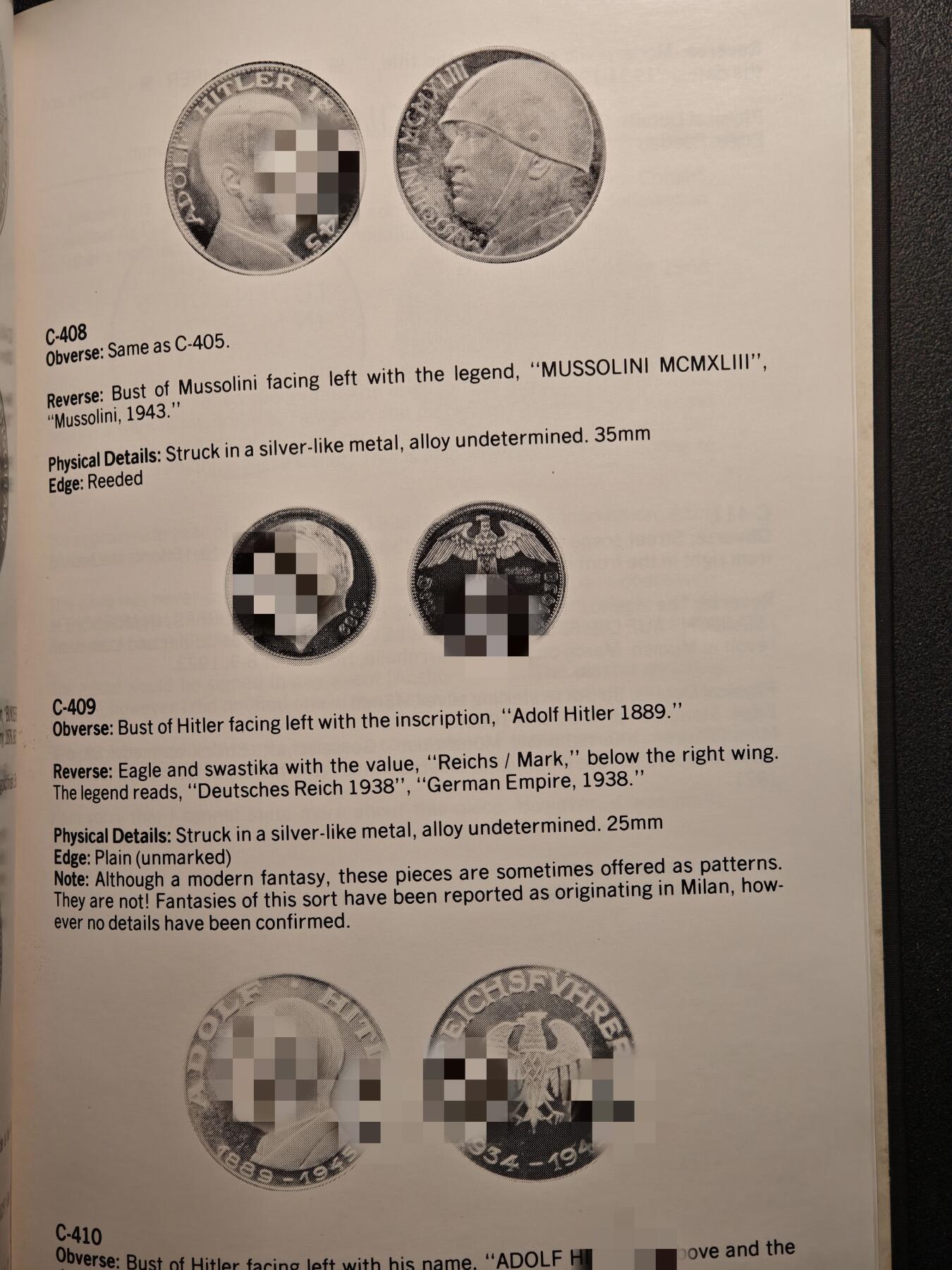 【德藏】世界币章拍卖第161期 98新 德国民族社会主义工人党党首币章目录 全书约160页 布面硬壳精装 绝版目录 PCGS评级参考目录