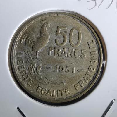 沼泽如烟--第957场 - 法国1951年50法郎