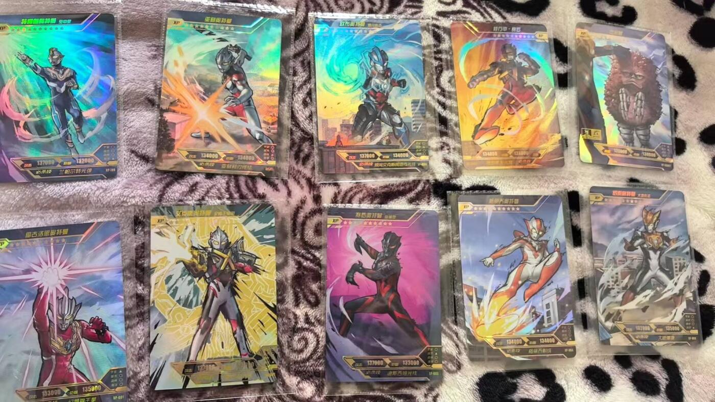 满200包邮！！龙虎卡牌-七二场（满200元包邮，无佣金，每周六结拍，欢迎送拍） 【原膜】10张不重复 卡游奥特曼 Xp卡位