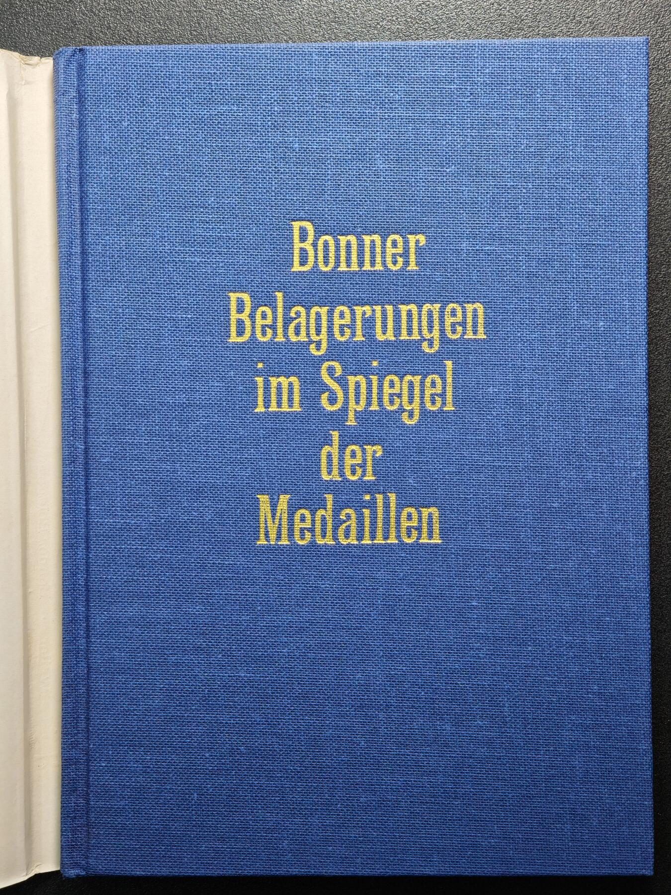 【德藏】世界币章拍卖第161期 98新 德国波恩围城战奖章目录 硬壳精装 铜板纸印刷 全书约104页
