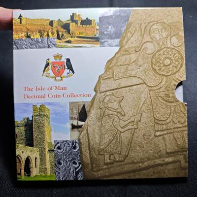 KK钱币收藏小铺  第400期  百期特拍（四拍之四）2月预留时间 周末发货 -  2003马恩岛大小面值清年一套 含少见马恩岛5镑