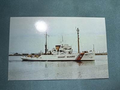 盛世勋华——号角文化勋章邮票专场拍卖第298期 - 美国冷战时期军舰专题明信片 海岸警卫队阿库什内特号巡逻舰