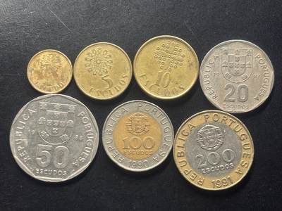 邮泉阁限时拍卖第三十九场 欧洲专场（硬币在国外。请付邮费6元。） - 葡萄牙7枚