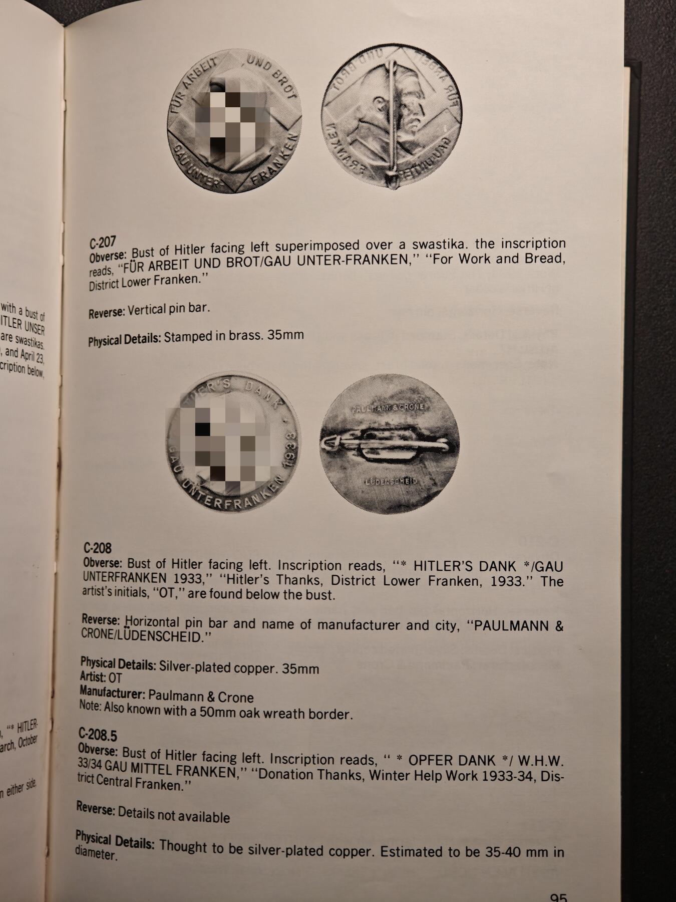 【德藏】世界币章拍卖第161期 98新 德国民族社会主义工人党党首币章目录 全书约160页 布面硬壳精装 绝版目录 PCGS评级参考目录