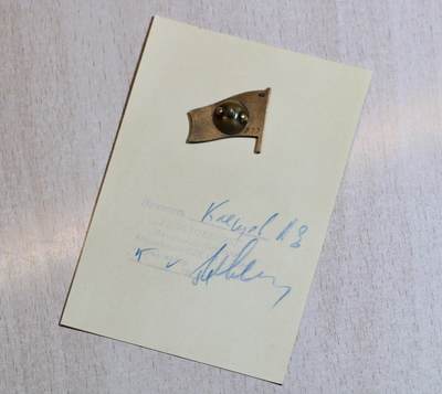 大猫徽章拍卖 第286期 苏联最高苏维埃第3届代表证章533号，带照片，资料