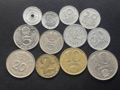 邮泉阁限时拍卖第三十九场 欧洲专场（硬币在国外。请付邮费6元。） - 匈牙利12枚