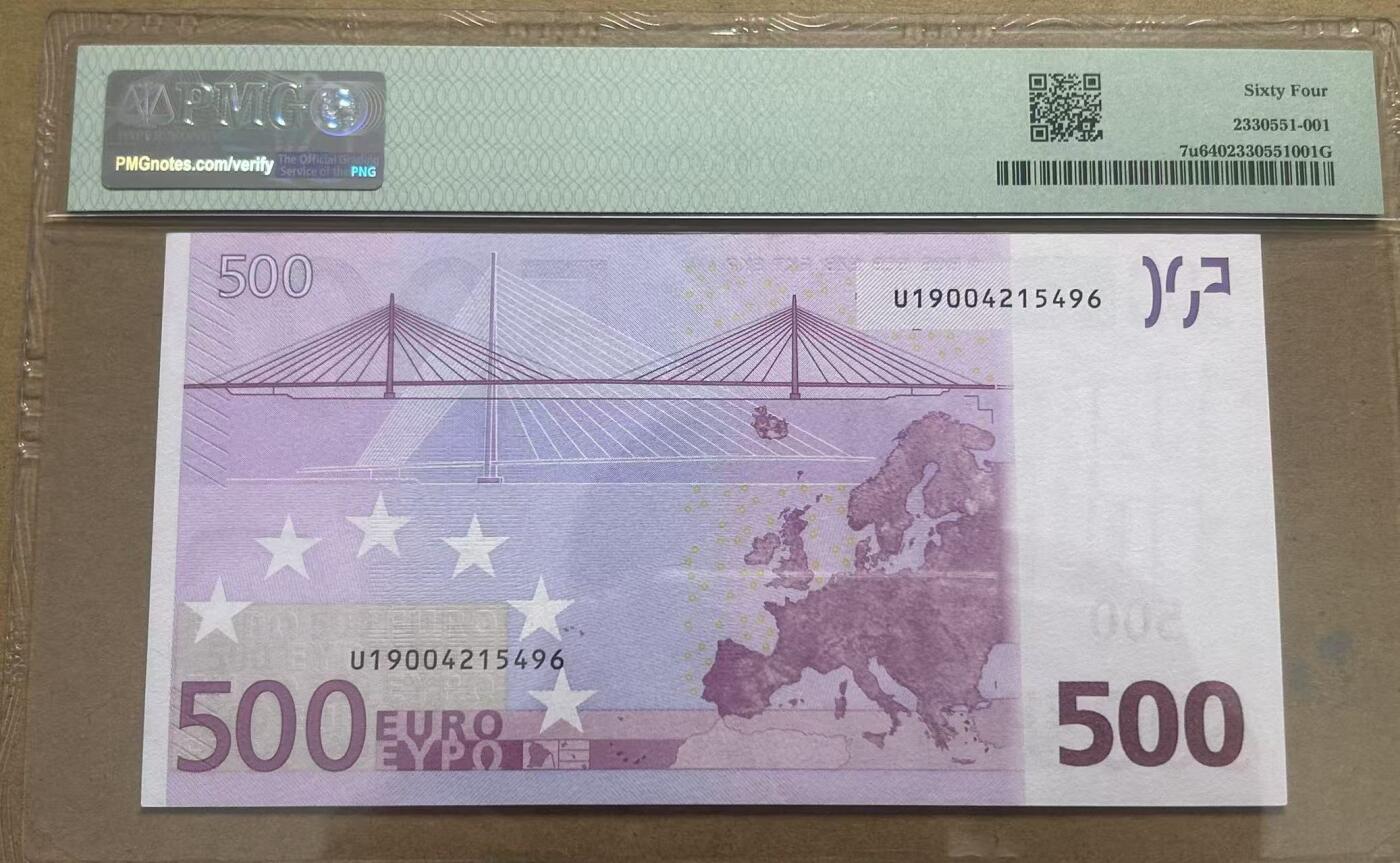 【礼羽收藏】🌏世界钱币拍卖第119期 2002年法国一签500欧 