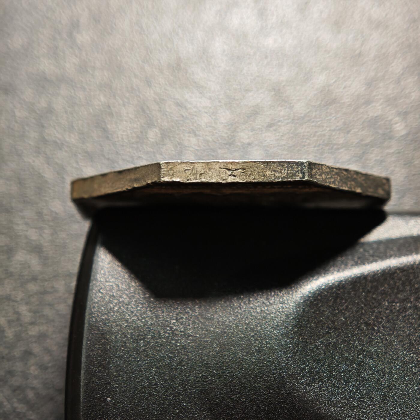 【德藏】世界币章拍卖第161期 名誉品 1832-1841年 法国海洋保险公司美人鱼海妖八角银质代币银章 油灯边铭 (新版法国八角代用币目录封面同款) 原味包浆 味道极佳  直径约：33.1mm；重约：17.5g