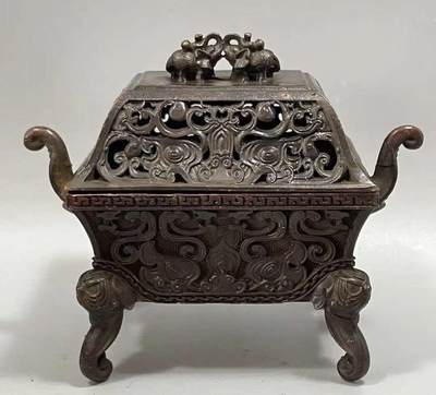 2026评级银元、钱币、杂项等迎新春第二期拍卖会 - 现代工艺品合金熏炉