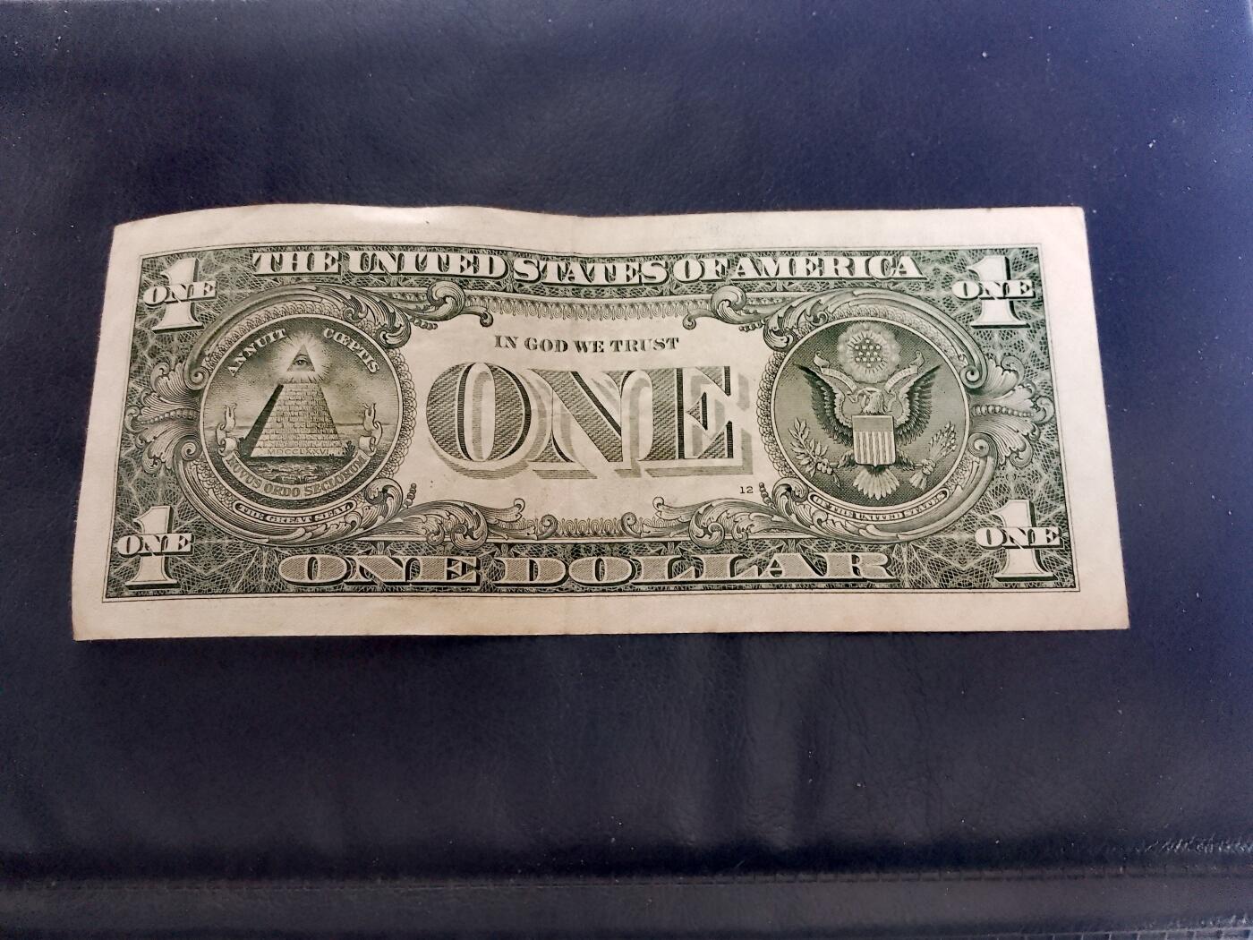 近全新美国2013年1美元永恒号靓品纸币