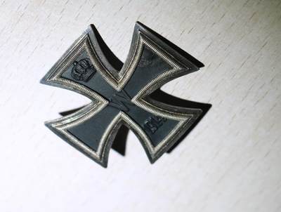 大猫徽章拍卖 第286期 一战德国一级铁十字勋章 带厂标