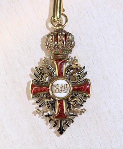 大猫徽章拍卖 第286期 金质指挥官级皇家弗朗茨•约瑟夫勋章 1849年12月2日设立 