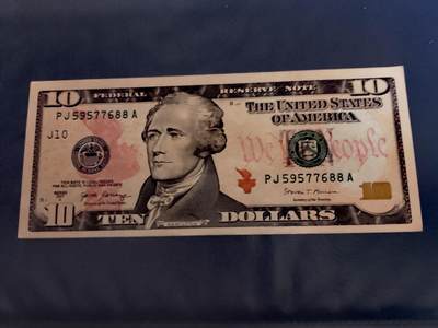 全新美国2017年10美元双喜号靓品纸币 - 全新美国2017年10美元双喜号靓品纸币