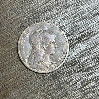 【铜匠收藏】★第137场★散币场。不寄存，30包邮。不满30元，支付5元运费。《接受代拍 代送NGC评级》 - 100【无寄存】1913 法国 战神 5分