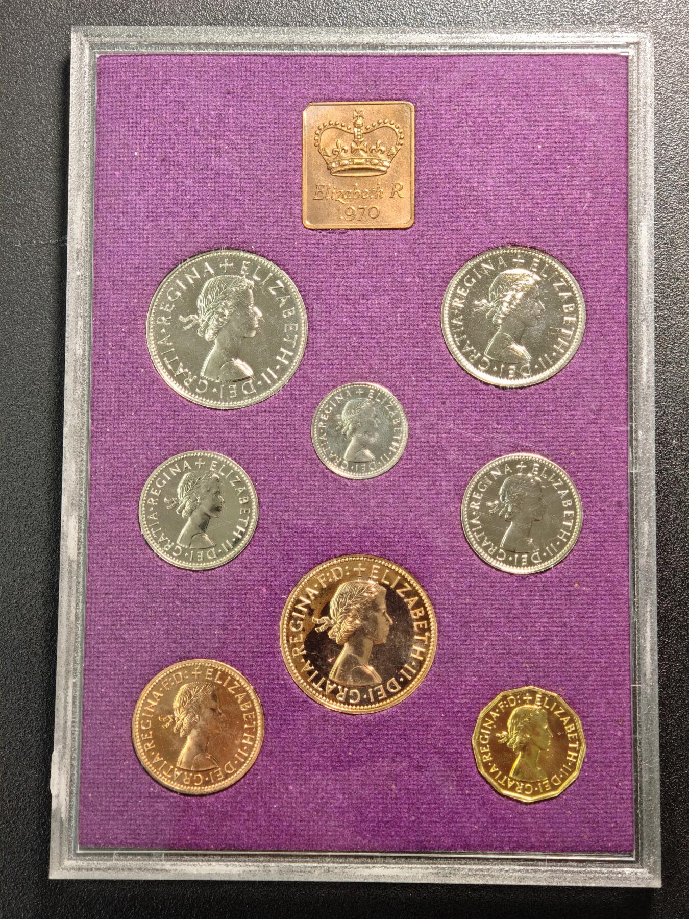 【德藏】世界币章拍卖第161期 1970年 英国及北爱尔兰官方精制套币 英国皇家造币厂发行