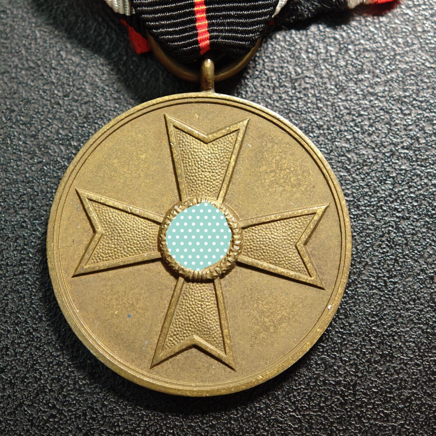 【德藏】世界币章拍卖第161期 1939年 德国民族社会主义工人党十字奖章铜章 直径约：32.1mm；重约：17.1g（原图请联系客服）