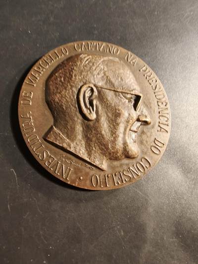 老王徽章第176期 - 葡萄牙1962年大铜章    直径80mm    重量237.1g