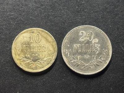 邮泉阁限时拍卖第三十九场 欧洲专场（硬币在国外。请付邮费6元。） - 奥匈帝国皇冠1915-1916年2枚