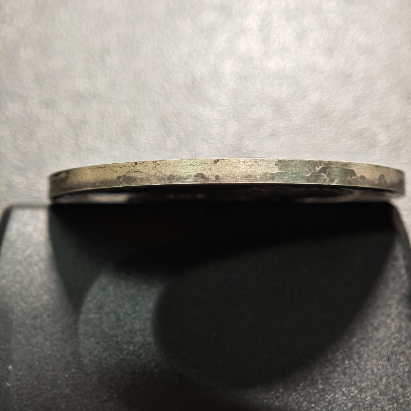 【德藏】世界币章拍卖第161期 稀少品种！1923年 德国德紧威斯特法伦马币双面人像章 直径约：44.4mm；重约：32.4g