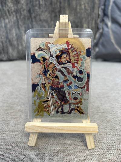 喜灰玩卡拍卖第三期限时免佣金，接代拍，免佣金帮卡友们拍卖，欢迎送拍，释放现金流，让自己有资金可以购买更多喜欢的卡牌，让别的卡友能淘到更多心仪的卡牌 - 心染老师亲签限编123/130增长天王一张