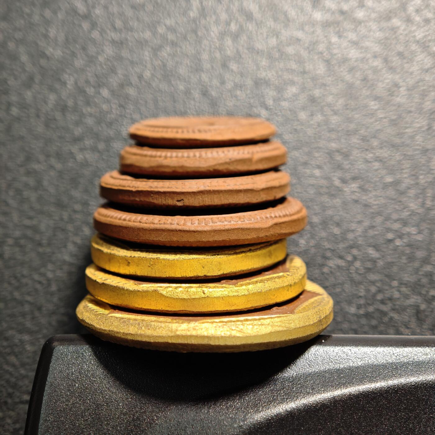 【德藏】世界币章拍卖第161期 1921年 德国德紧萨克森陶瓷币一套7枚 原盒 (面值为：20、50芬尼；1、2、5、10、20马克)