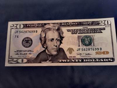 全新美国2009年20美元双喜号靓品纸币 - 全新美国2009年20美元双喜号靓品纸币