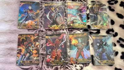 满200包邮！！龙虎卡牌-七二场（满200元包邮，无佣金，每周六结拍，欢迎送拍） - 【原膜】8张不重复 卡游奥特曼 二弹 Xp卡位