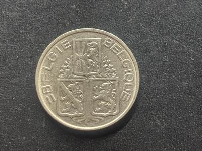 邮泉阁限时拍卖第三十九场 欧洲专场（硬币在国外。请付邮费6元。） 比利时利奥波德三世国王1939年1法郎