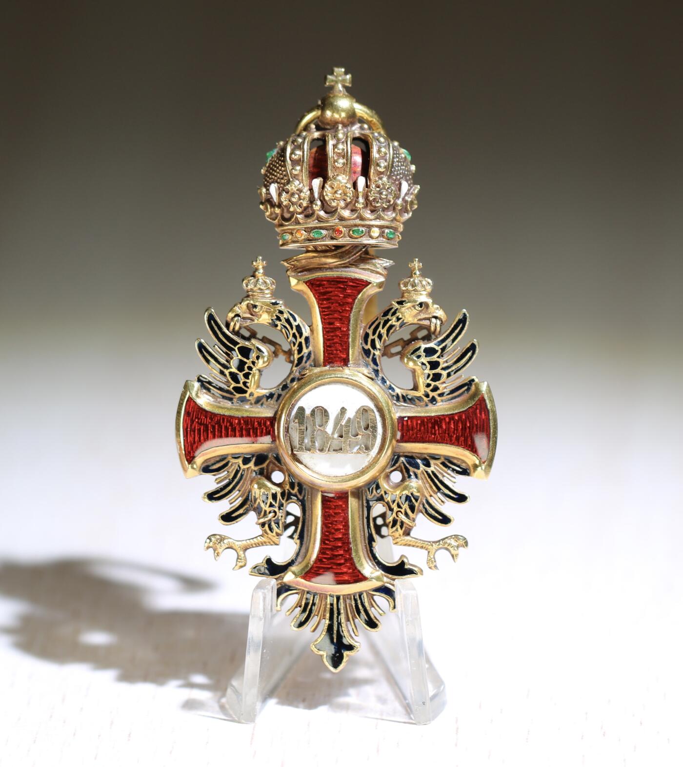 大猫徽章拍卖 第286期 金质指挥官级皇家弗朗茨•约瑟夫勋章 1849年12月2日设立 