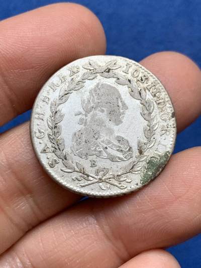 《竞宝斋》第456场 周日，周一，周二   3场连拍 （全场包邮）欢迎送拍 - 奥地利帝国 1815年 20克鲁泽 银币 细节尚可 经典品种