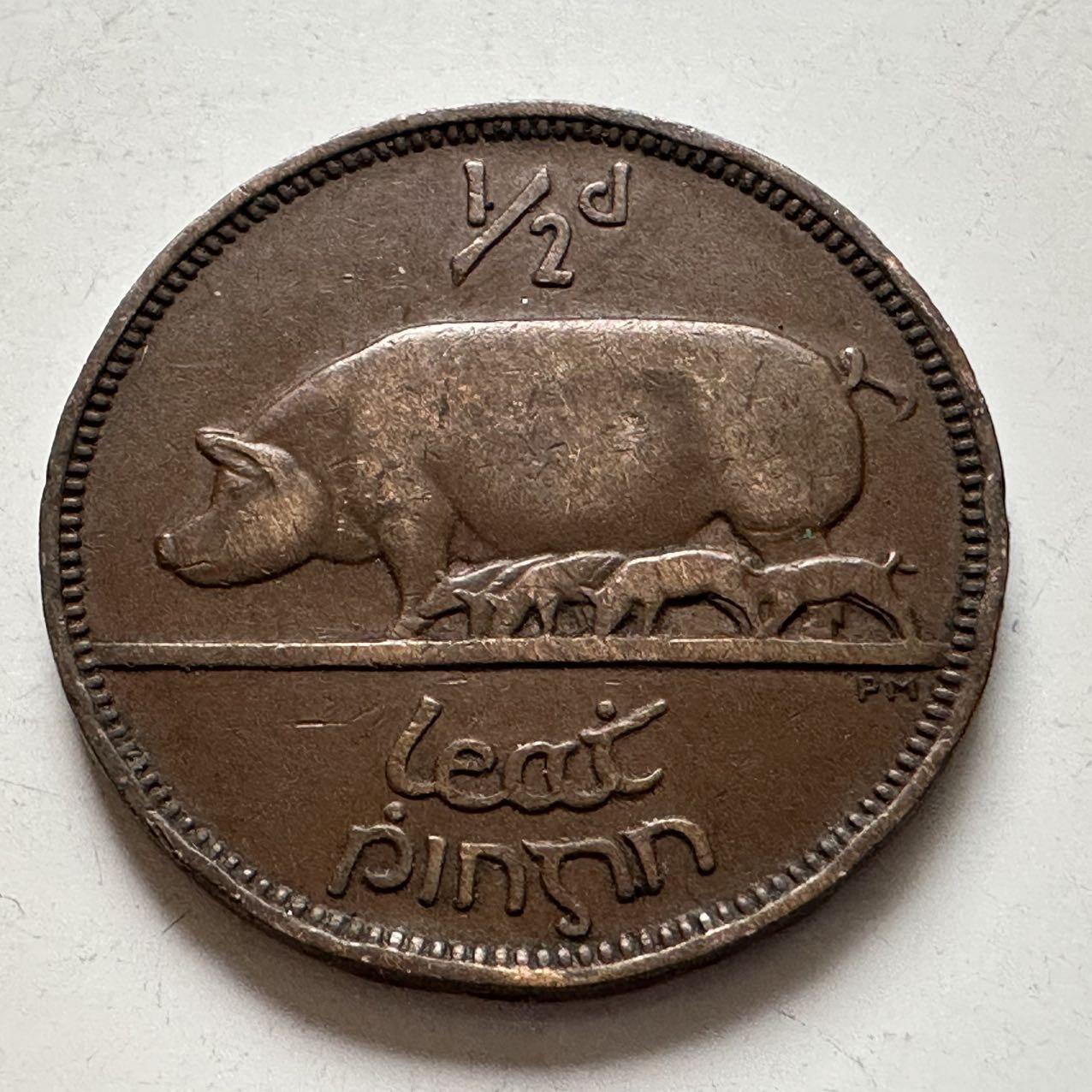 🌹外币初藏🌹🐯2026年第6场  每周二四六晚8️⃣点 接代拍 爱尔兰1942年1/2便士