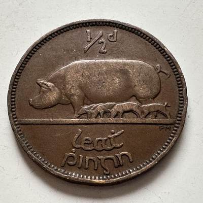 🌹外币初藏🌹🐯2026年第6场  每周二四六晚8️⃣点 接代拍 - 爱尔兰1942年1/2便士