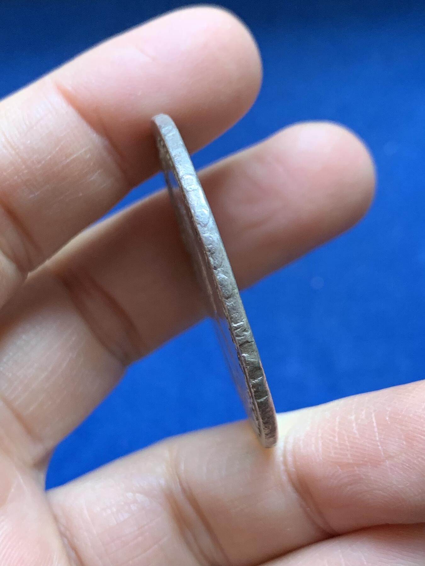 《竞宝斋》第456场 周日，周一，周二   3场连拍 （全场包邮）欢迎送拍 真银假币 俄罗斯1748伊丽莎白皇后1卢布 约920银 重24.4克