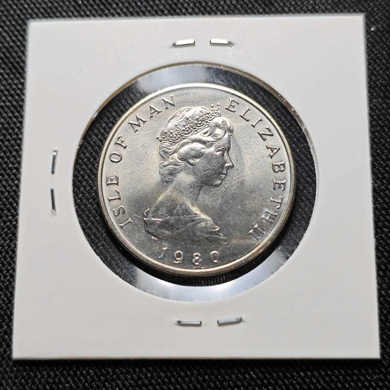 KK钱币收藏小铺  第400期  百期特拍（四拍之四）2月预留时间 周末发货  1980马恩岛10便士